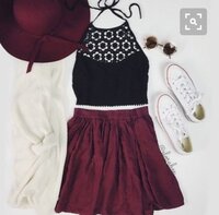 ueb8xq-l-610x610--burgundy-hat-burgundy+hat-sunglasses-skirt-crop-summer-summer+clothes-cute-c...jpg