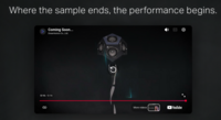 dreamtonics newsletter, featuring the same dodecahedron device with the caption: where the sample ends, the performance begins
