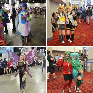 Vocaloid/UTAU cosplays from MomoCon 2018