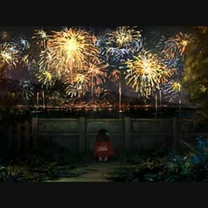 "Lingering Fireworks" by Orangestar