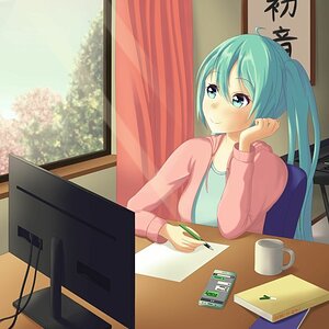 At Home with Miku