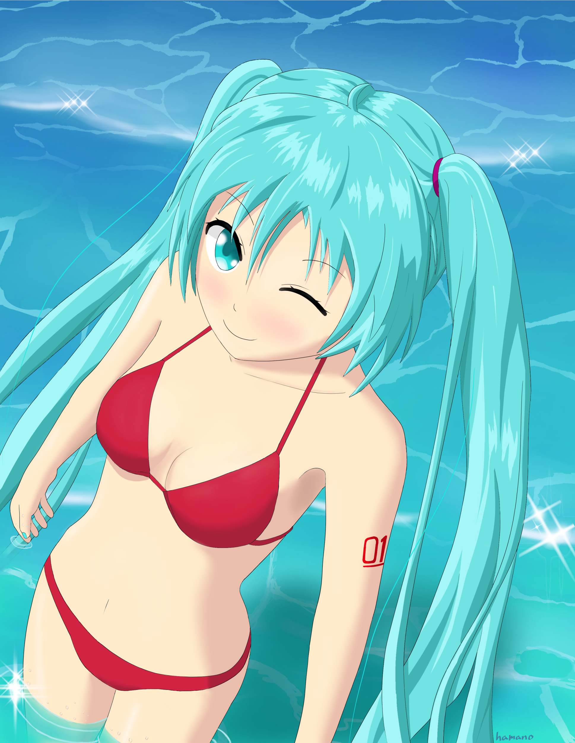 Miku_bikini